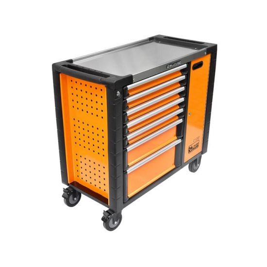Mobil szerszámos szekrény, 7 fiók + oldalajtó hely, 970x927x465 mm, RICHMANN EXCLUSIVE