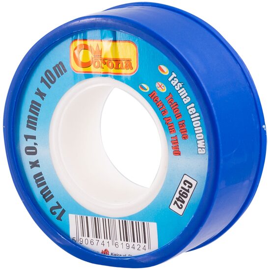 Teflon szalag, 12 mm x 0,1 mm x 10 m, RICHMANN