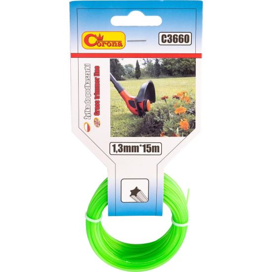 Kasza póthuzal, trimmer, csillag típusú, 1,3 mm x 15 m, Richmann