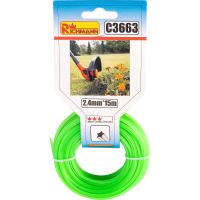Kasza póthuzal, trimmer, csillag típusú, 2,4 mm x 15 m, Richmann