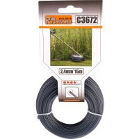 Kasza póthuzal, trimmer, DUO, 2,4 mm x 15 m, Richmann Exclusive