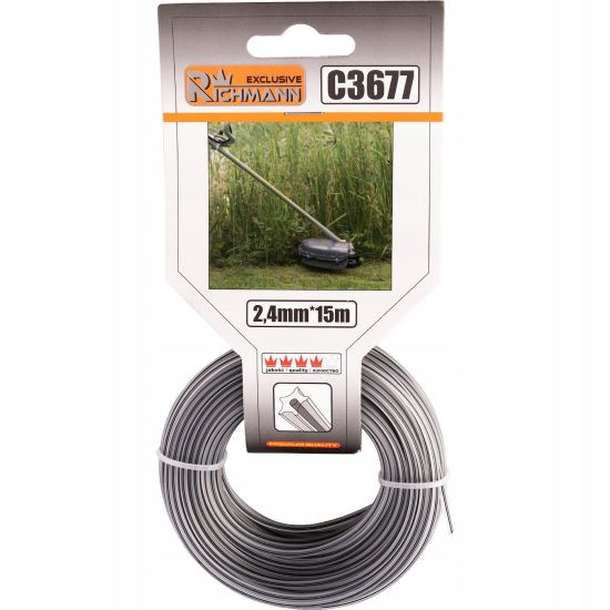 Richmann Exclusive Duo Fűkasza damil, csillag típusú, 2,4 mm x 15 m