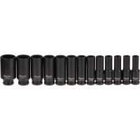 Szett, készlet, ütvekulcsok, 1/2&quot;, 13 db, 10-30 mm, Richmann Exclusive