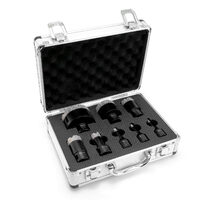 8 db gyémánt mag készlet, vákuumforrasztott, M14, 6-68 mm, Richmann Exclusive