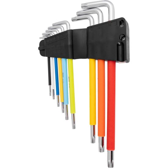 Extra hosszú színes torx kulcsok, mágneses, 9 db-os készlet, RICHMANN EXCLUSIVE