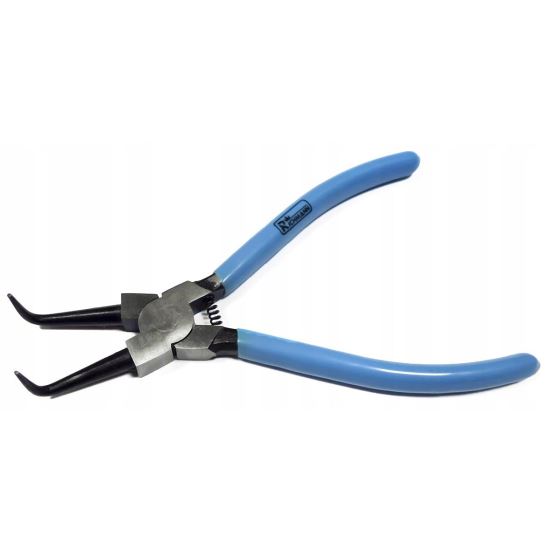 Biztonsági fogó, ívelt hegy, belül, 180 mm, Richmann