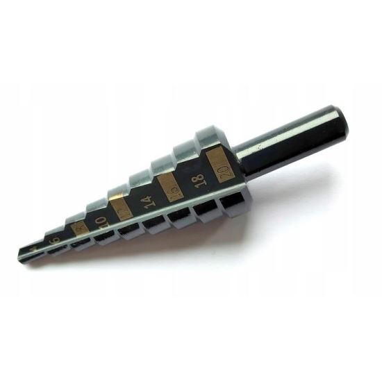 Fokozatos fúrófej fémeknek 4-20mm