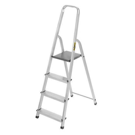 Drabest Alumínium Létra, Összecsukható, 4 Fokos, max 125 kg