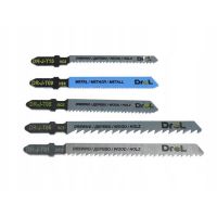 Ingafűrészlap / penge, különböző felhasználási területek, 100 mm, 5 db-os készlet, T, Drel