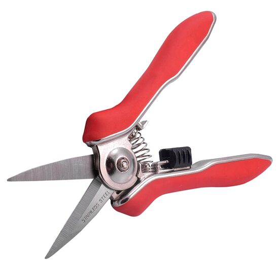 Professzionális hegyes végü olló virágok vágásához