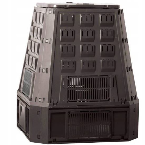 Kerti komposztáló, 630 L, fekete, Evogreen