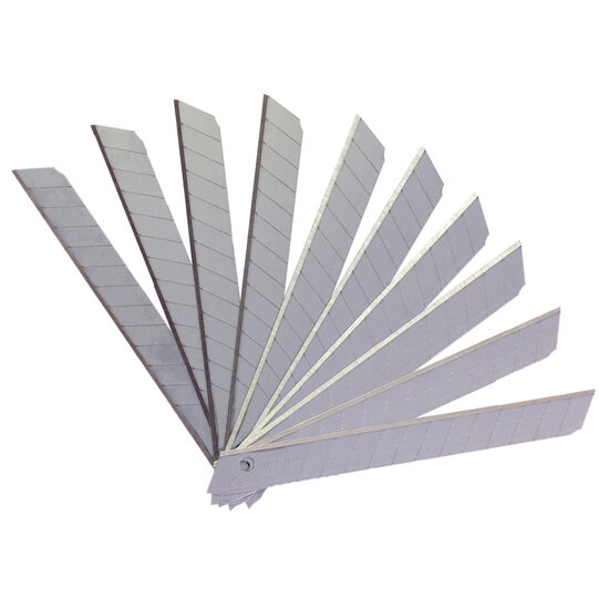 18 mm-es tartalék vágókés, finom vágás, 10 darabos készlet, OLFA