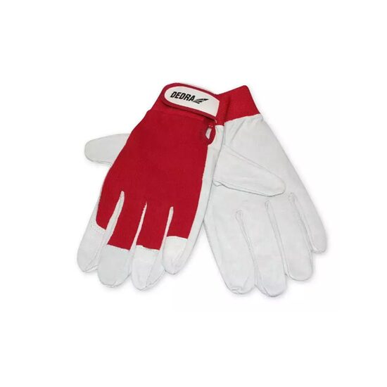 Nagy bőr/poliészter kesztyű. 9.DEDRA (BH1010R09R) M