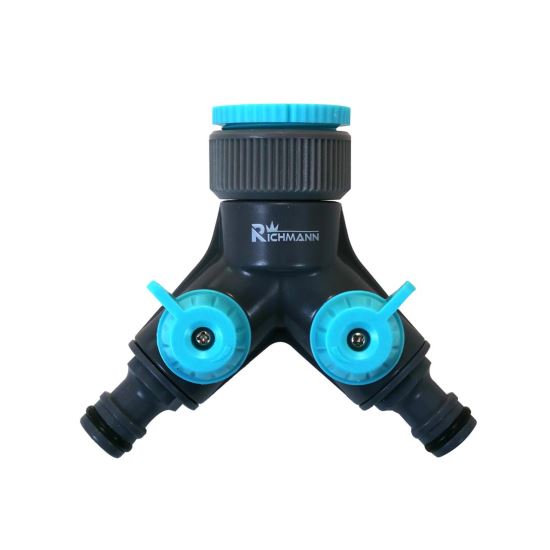 Csapcsap adapter, belső menetes, 2-utas, sárgaréz, 3/4", Richmann