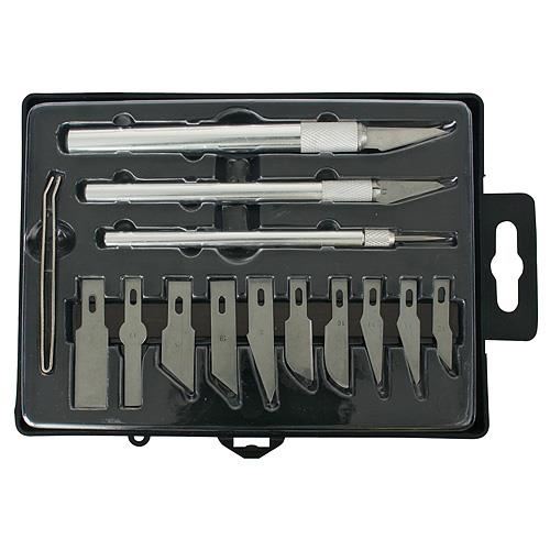 Set cuttere de precizie, 17 piese, Strend Pro (212317)