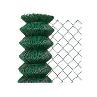 Retic kerti kerítés, pvc, zöld, 60 mm, 2 mm, magasság 1,25 m