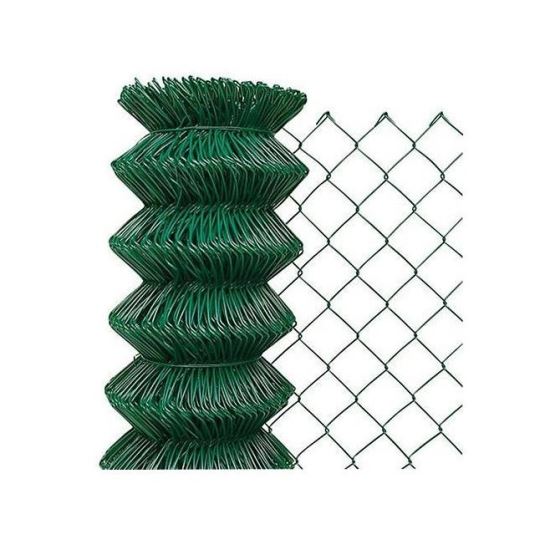 Retic kerti kerítés, pvc, zöld, 60 mm, 2 mm, magasság 1,25 m