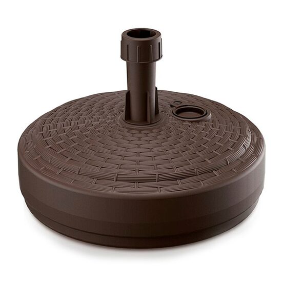 Esernyőtartó, Prosperplast, kerek, barna, 10 L, 39x13 cm