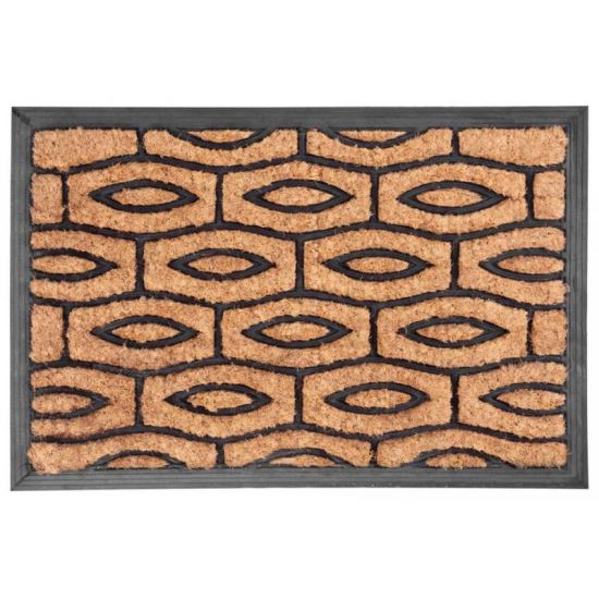 Bejárati szőnyeg, gumi és kókusz, 40x60 cm, Csomagok, Magic Home