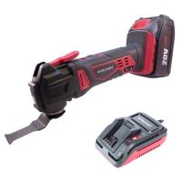 Többfunkciós szerszám, 4 Ah akkumulátorral, 20V Li-ion töltővel, vibrációval, Worcraft