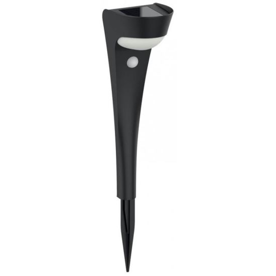 Napelemes kerti lámpa, mozgásérzékelős, 1 db LED, 10,2x13x52,5 cm