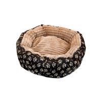 Puha párna párnával, kutyának/macskának, bézs, 50 cm