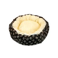 Puha párna párnával, kutyának/macskának, sárga, 50 cm, Minky