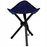 Összecsukható kerti szék, kemping, horgászat, kék, max 100 kg, 28x28x28 cm, Springos