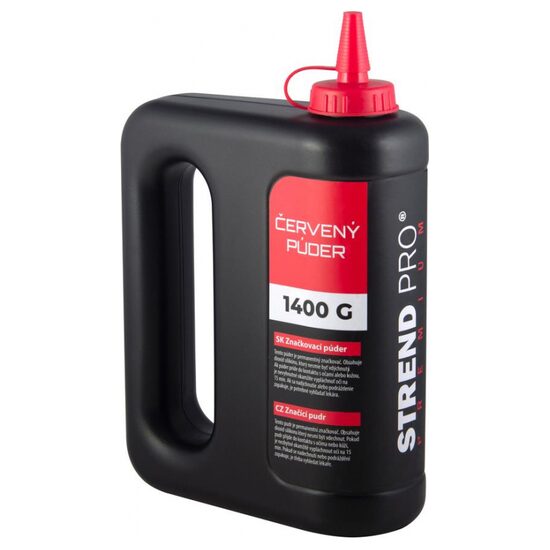 Piros jelölőpor, nyéllel, 1400 g, Strend Pro Premium
