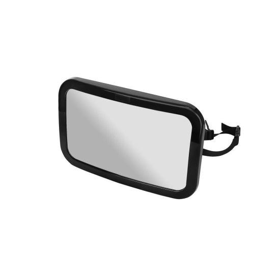 Autós tükör, tükrök, gyerekfelügyeletre, fejtámla rögzítés, 360 fok, 30x20 cm