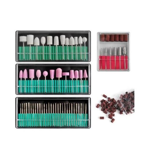 Kiegészítő készlet elektromos körömreszelőhöz, 160 db, Beautylushh